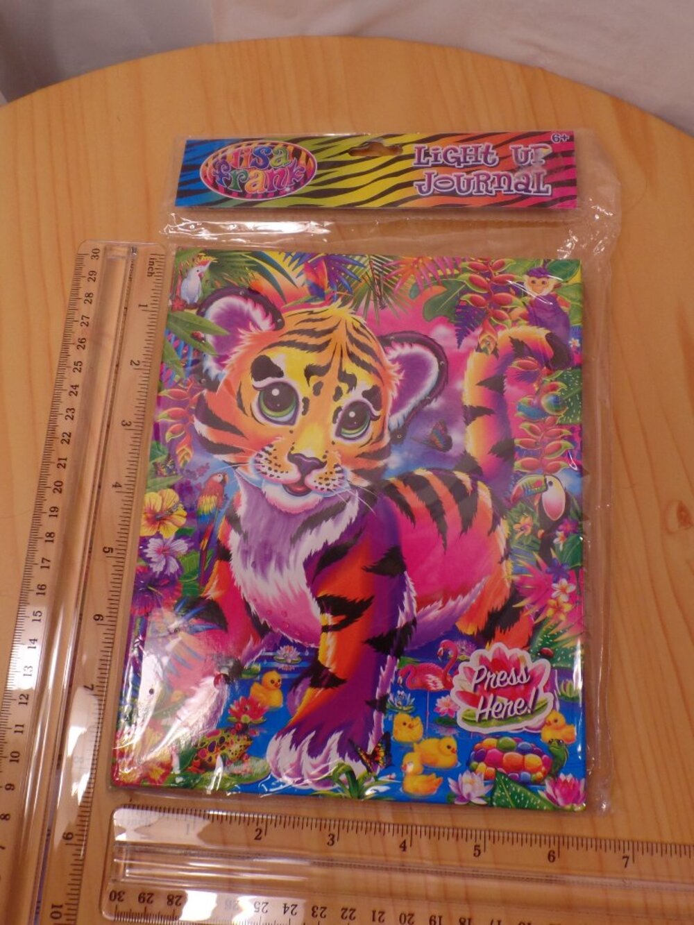 Lisa Frank TIGAR Light Up Journal - NEW in Package (Does not light up)